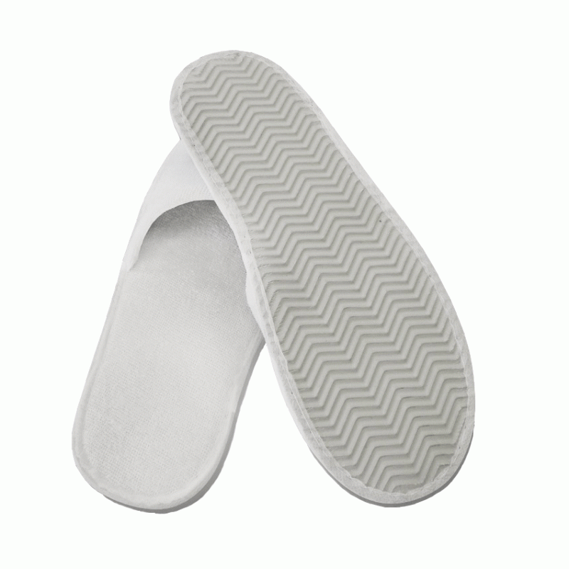Papuci unică folosință, tip Hotel, material din prosop (frotir), talpa groasă 4mm