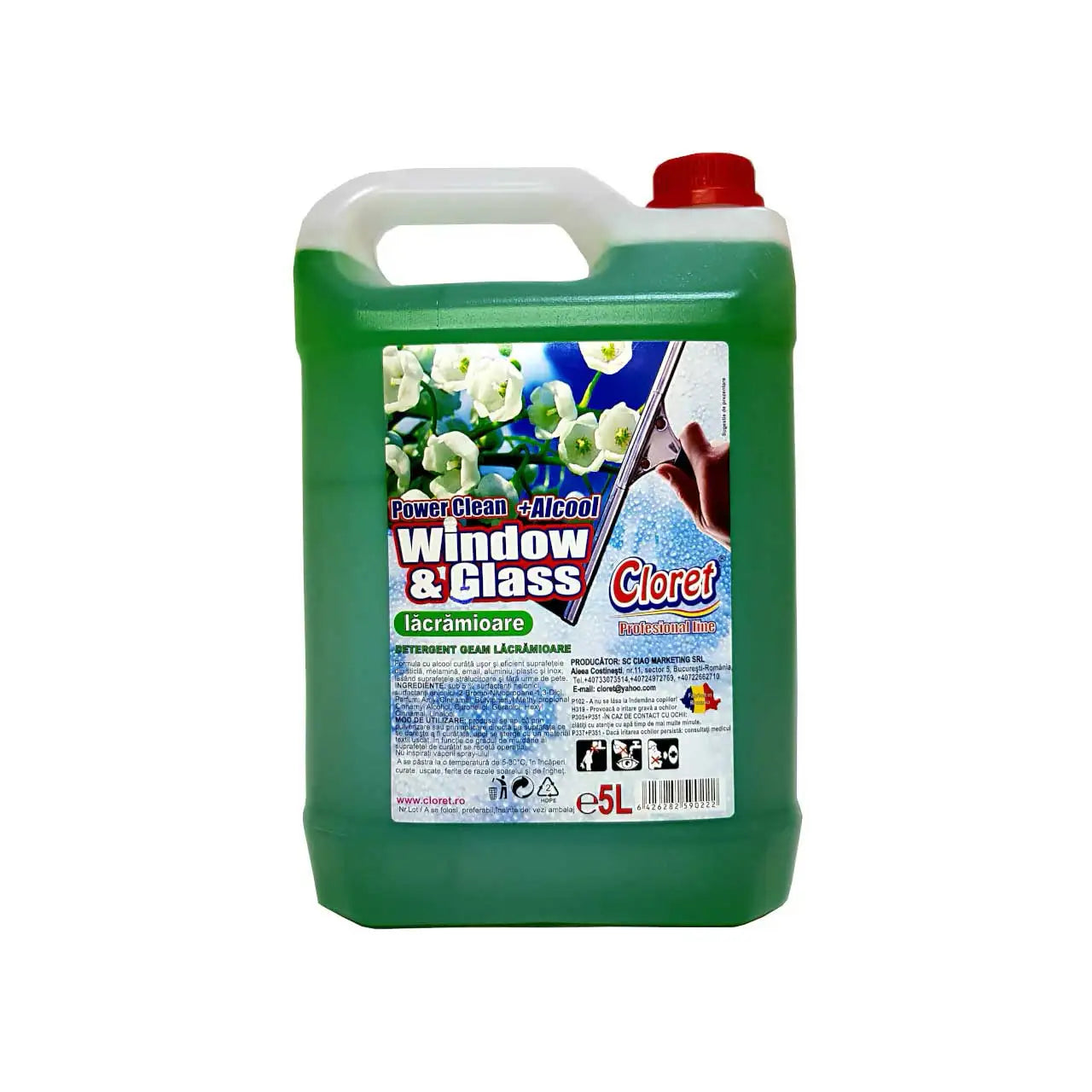Cloret Detergent geam 5L