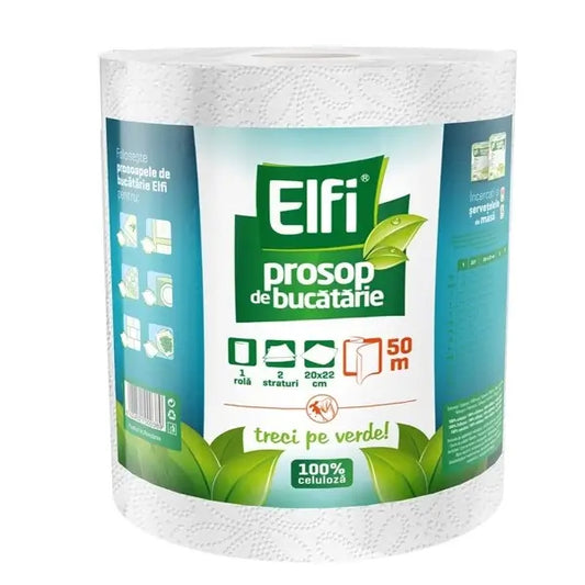 Prosop Hartie Bucatarie Elfi 2 Straturi 50 m