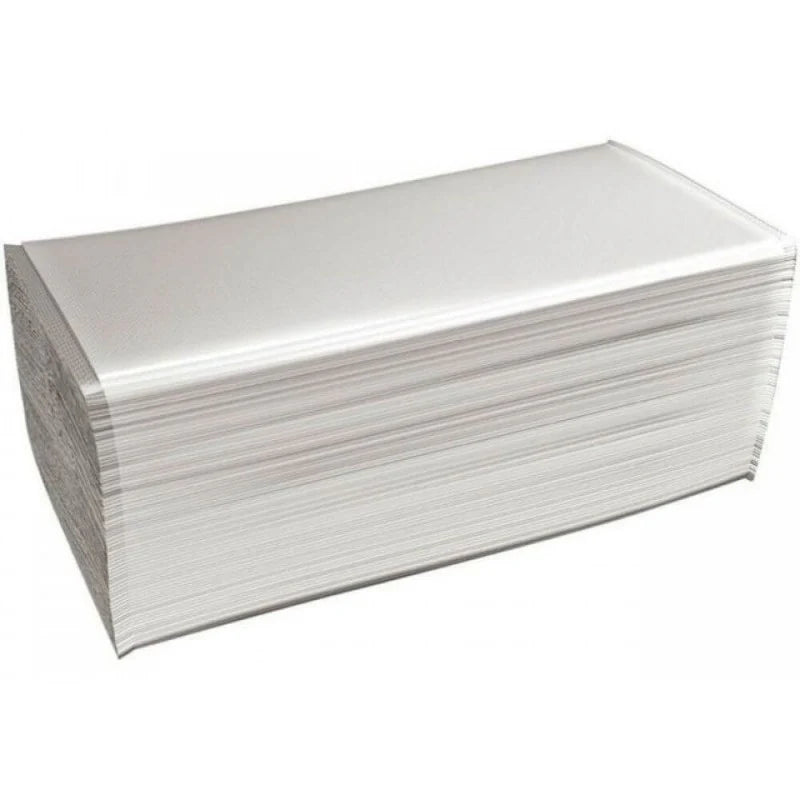 Hârtie Prosop Pliat V Gofrat, 2 strat - Alb -150 foi