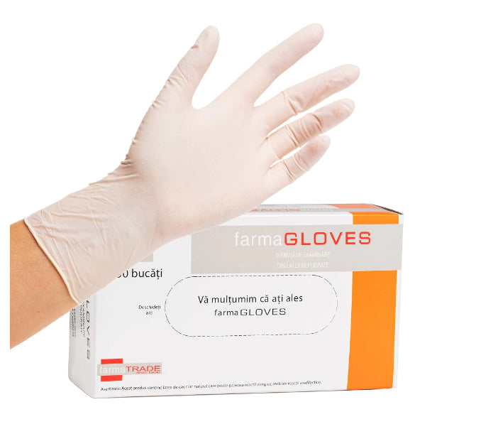 Mănuși LATEX nepudrate