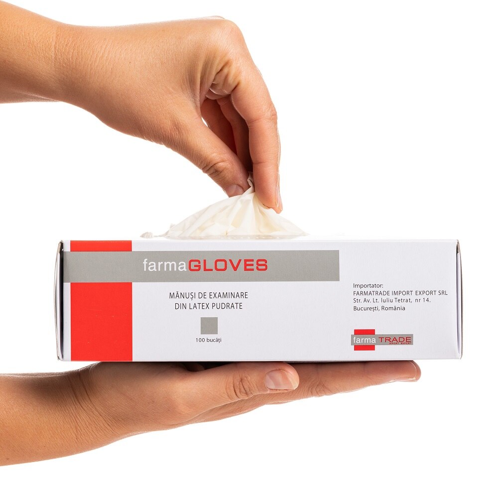 Mănuși LATEX pudrate