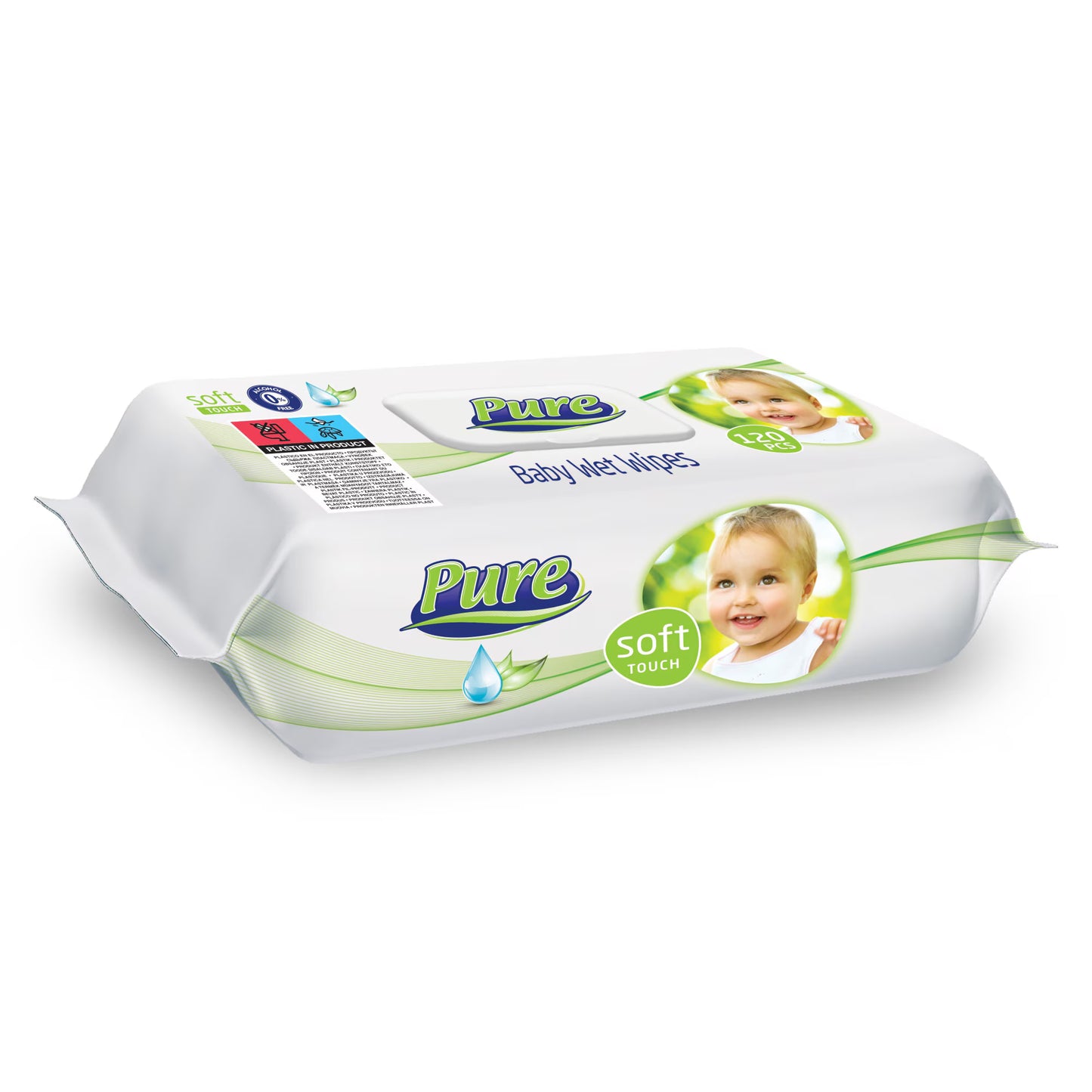 PURE Servetele umede Soft Touch
