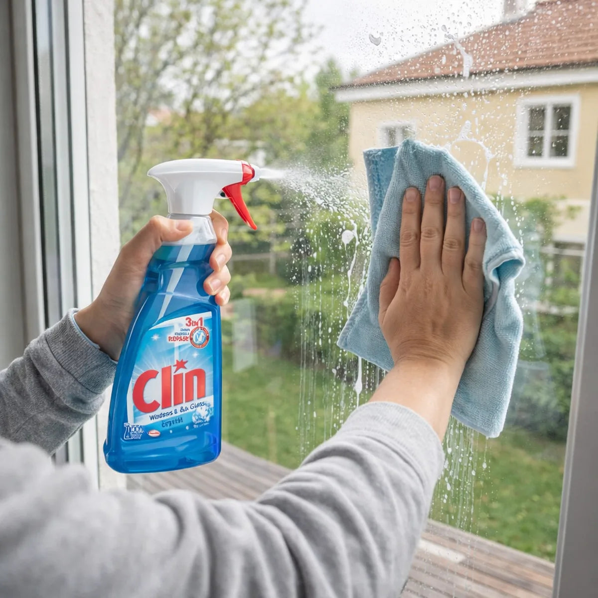 Clin Detergent Geamuri Blue 500 ml