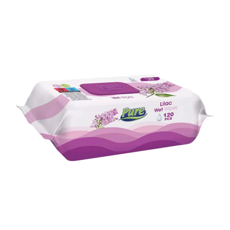 PURE Servetele umede Liliac