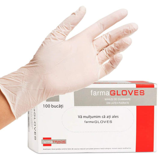 Mănuși LATEX pudrate
