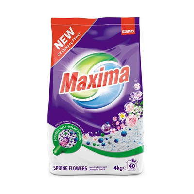 SANO Maxima Detergent Pudra cu Parfum de Primavara 4 Kg
